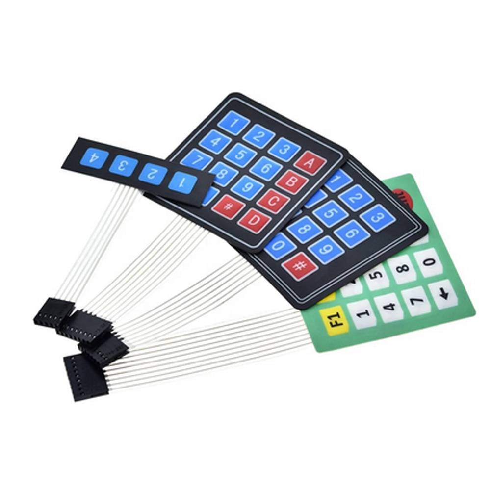 Diymall New 4 12 16 20 Key 4*4 Membrane Switch Keypad 1x4 3x4 4x4 4*5 Matrix Array Matrix Keyboard For Arduino Smart Car