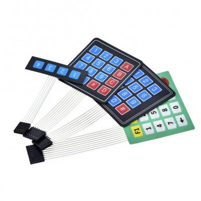 Diymall New 4 12 16 20 Key 4*4 Membrane Switch Keypad 1x4 3x4 4x4 4*5 Matrix Array Matrix Keyboard For Arduino Smart Car